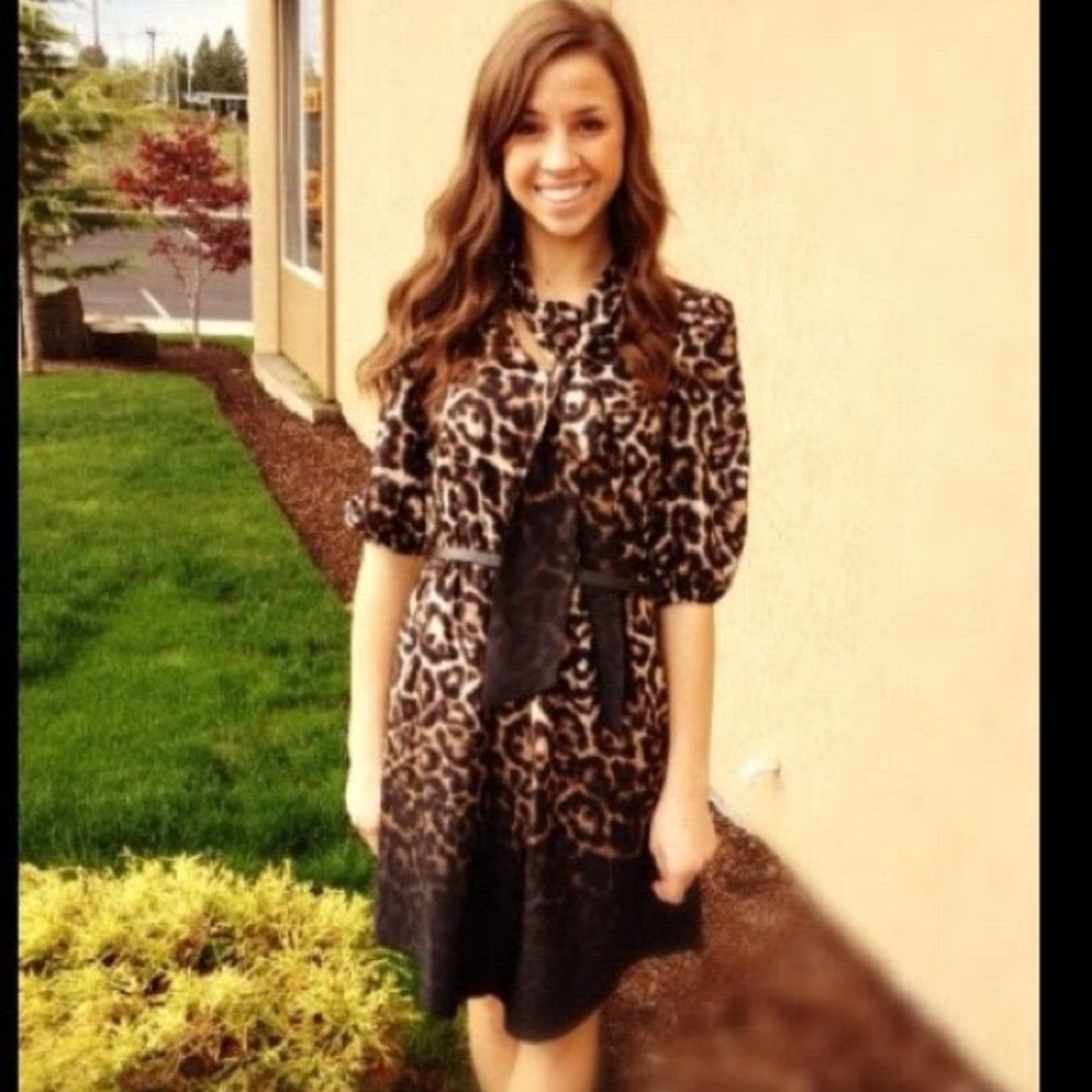 Vince Camuto. Leopard print dress - Picture 5 of 9